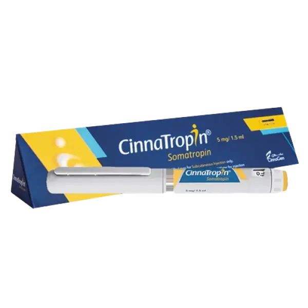 Cinnatropin somatropin 5mg 1.5ml